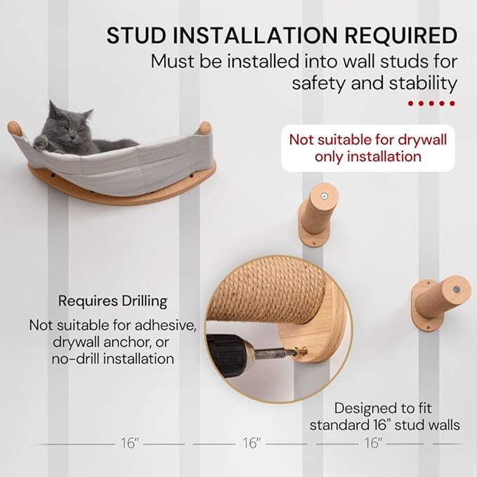 7 Ruby Road Cat Wall Shelves Hammock Set - Image 4