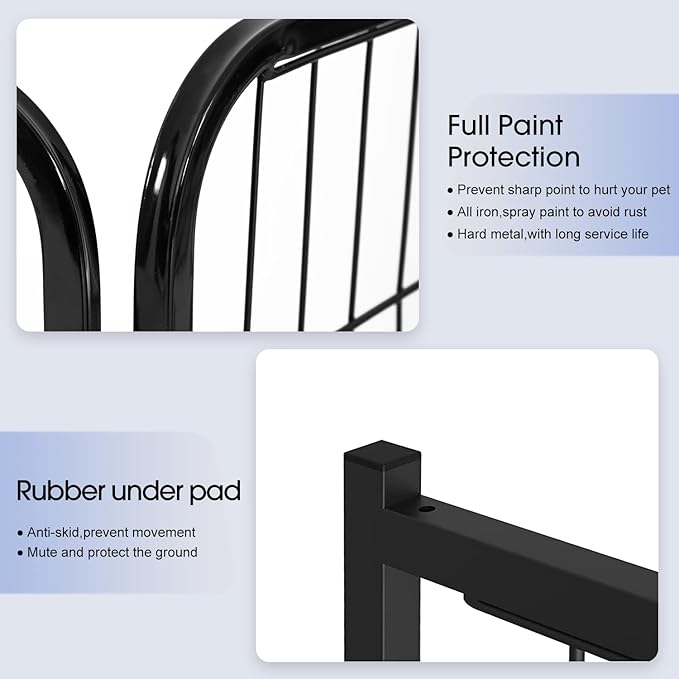 BestPet | Dog Playpen | 32 Inch, 32 Panels | Heavy Duty Metal Pet Exercise Pen - Image 3