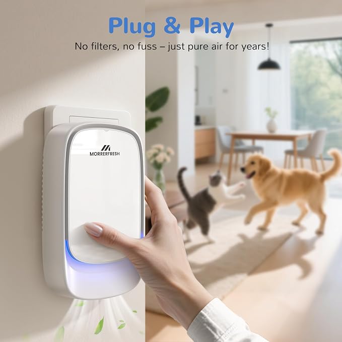 Air Ionizers, Plug in Negative Ion Air Purifier, Pet Odor Eliminator - Image 6