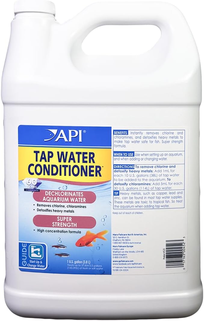 API TAP Water Conditioner Aquarium Water Conditioner 1-Gallon Bottle by API
