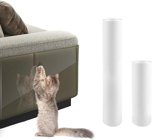 Anti Cat Scratch Furniture Protector, Cats Scratch Deterreent Tape by ZLAFM
