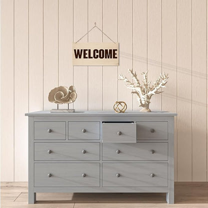 Welcome Sign for Front Door, Welcome Decor Wooden Hanging Sign for Wall Decor - Image 5