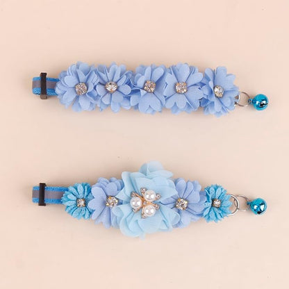 2 Pack Cat Collar Pink Floral - Image 6