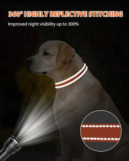 Joytale Large Dog Collar, Reflective and Adjustable Nylon Pet Collar - Image 5