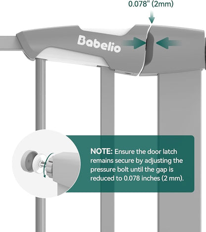 Babelio 36" Tall Upgraded Baby Gate - Image 8