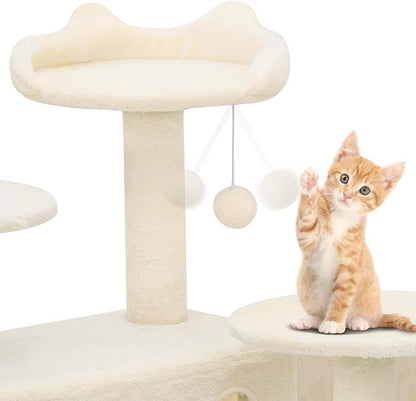 Athena Collection Cat Tree, 70 Inch Cat Tree Tower - Image 5