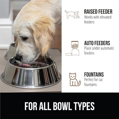 GORILLA GRIP 100% Waterproof Raised Edge BPA Free Silicone Pet Feeding Mat - Image 6