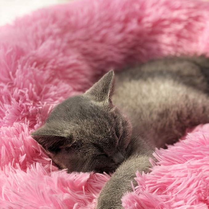 BODISEINT Modern Soft Plush Round Pet Bed - Image 5