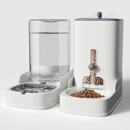 Gravity cat Feeder by Petmagic is a 3.6L Large-Capacity cat Food and Water Bowl - Image 7