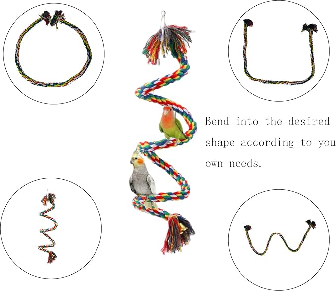 Bird Rope Perch, Birds Perch, Bird Perches - Image 3