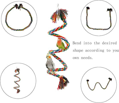 Bird Rope Perch, Birds Perch, Bird Perches - Image 3