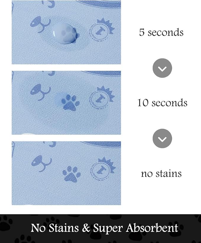Pet Feeding Mat-Absorbent Dog Mat - Image 2