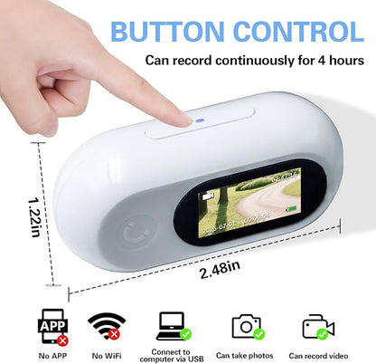 Pet Camera Collar with Air Tracker Tag, 1080P HD Wireless Dog Neck Cam Compact - Image 6