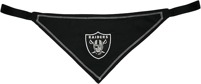 Pets First NFL Las Vegas Raiders TIE Bandana, Large/X-Large. Dog Bandana Scarf - Image 6