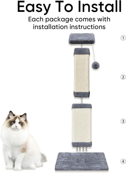 AGYM Cat Scratching Post, 32 Inch Cat Scratching Posts - Image 4