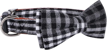 Faleela Soft &Comfy Bowtie Dog Collar, Detachable and Adjustable Bow Tie Collar - Image 2