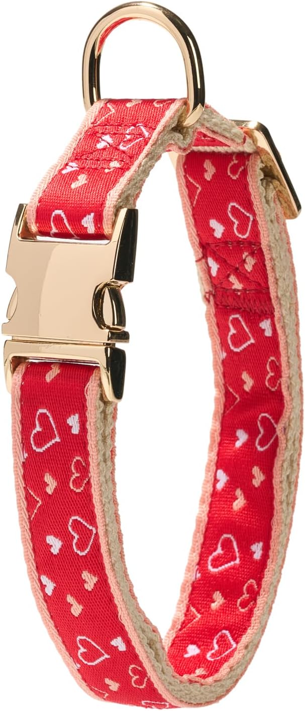 Woven Dog Collar with Metal Buckle Adjustable Jacquard Retro Dog Collars - Image 4