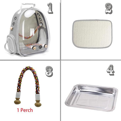 Bird Traval Carrier Cage, Vet Transport School Bag - Image 3