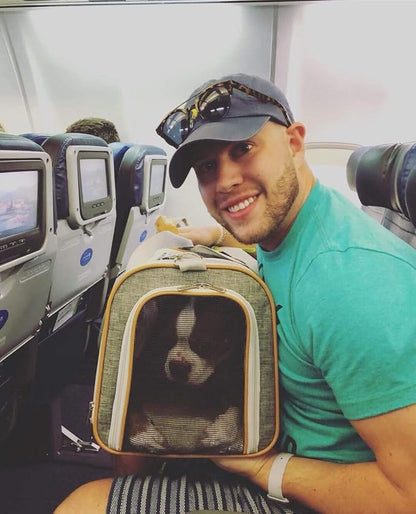 Mr. Peanut's Expandable Airline Approved Soft Sided Pet Carrier, Luxury Travel - Image 6