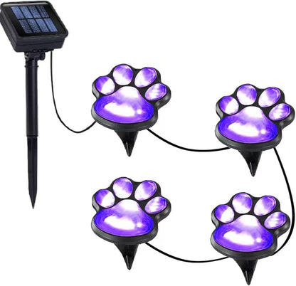Paw Print Solar Lights by BlunemLights