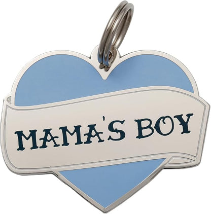 Two Tails Pet Company Personalized 'Mama's Boy' Pet ID Tag by TwoTailsPetCompany