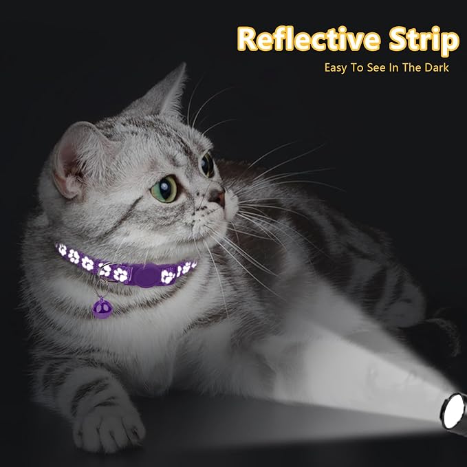 Taglory Reflective Cat Collar Breakaway - Image 3