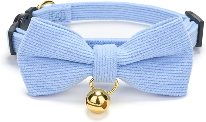 2 Pack Soft Corduroy Cat Collars - Image 3