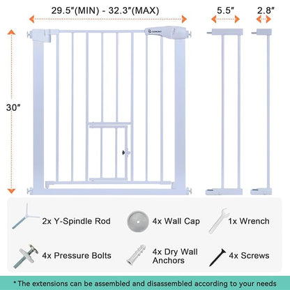 COMOMY Auto Close Baby Gate - Image 7