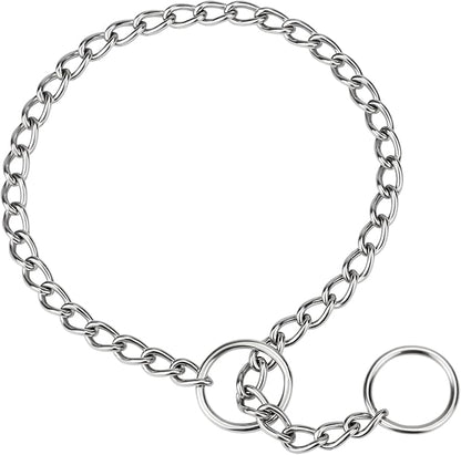 TagME Chain Choke Collar for Dogs, Adjustable Weather Proof Necklace for Small by TagME