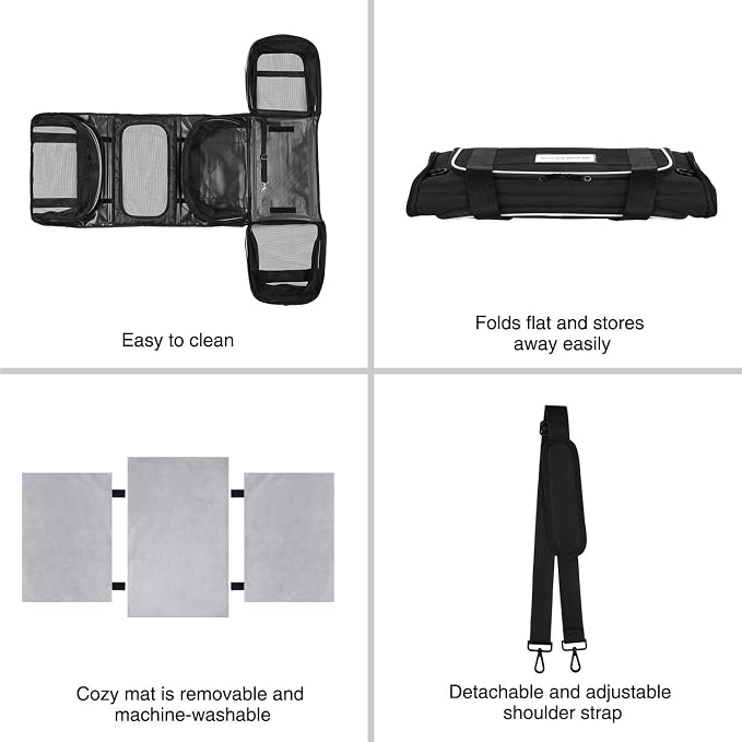 TSA Airline Approved Large Pet Travel Carrier, 4 Sides Expandable - Image 8