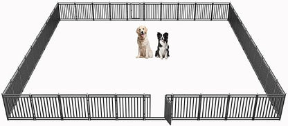 Dog Playpen Metal Dog Fence Outdoor by Petorldog