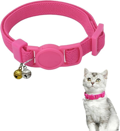 Breakaway Cat Collar with Bell, Safety Buckle Kitten Collar, Elastic Strech by Unknown