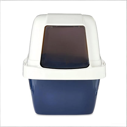 Large sifting Hooded Enclosed cat Litter Box, semi-Closed pet Litter Container by Unknown