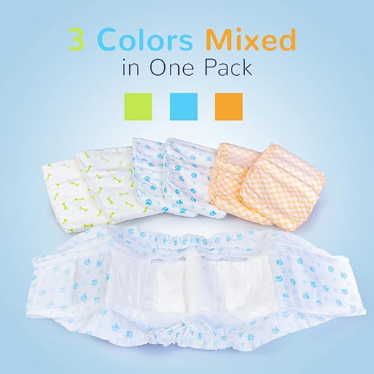 Pet Soft Disposable Male Dog Wraps - Image 2