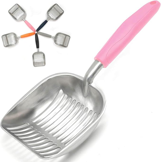 Cat Litter Scoop, Kitty Metal Scooper, Aluminum Alloy Sifter, Kitten Pooper by Frxat