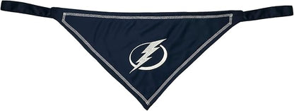 Pets First NHL Tampa Bay Lightning TIE Bandana, Size Small/Medium. Dog Bandana - Image 2
