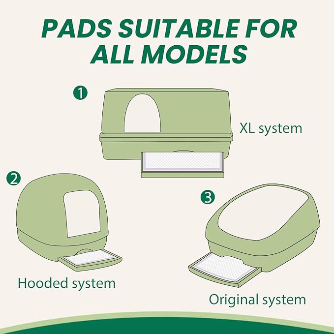 IMMCUTE Multi-Cat Litter Pads 16.9" X 11.4", 30 Ct, Odor Control, Thickened - Image 9