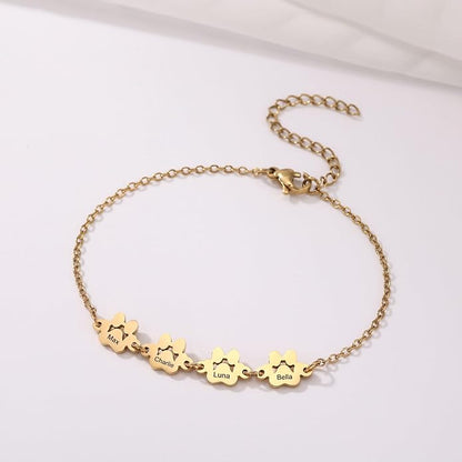 MeMeDIY Personalized Paw Print Bracelet - Image 2