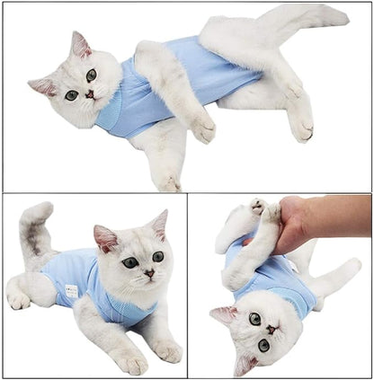 Cat Recovery Suit for Abdominal Wounds or Skin Diseases, Cat Onesie for Cats - Image 6