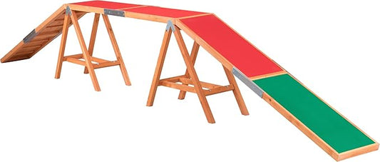 Trixie Dog Agility Walk and Ramps – Dog Obstacle Training Equipment Training by TRIXIE