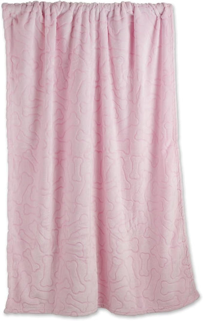Bone Dry Embossed Bone Print Pet Blanket - Image 2