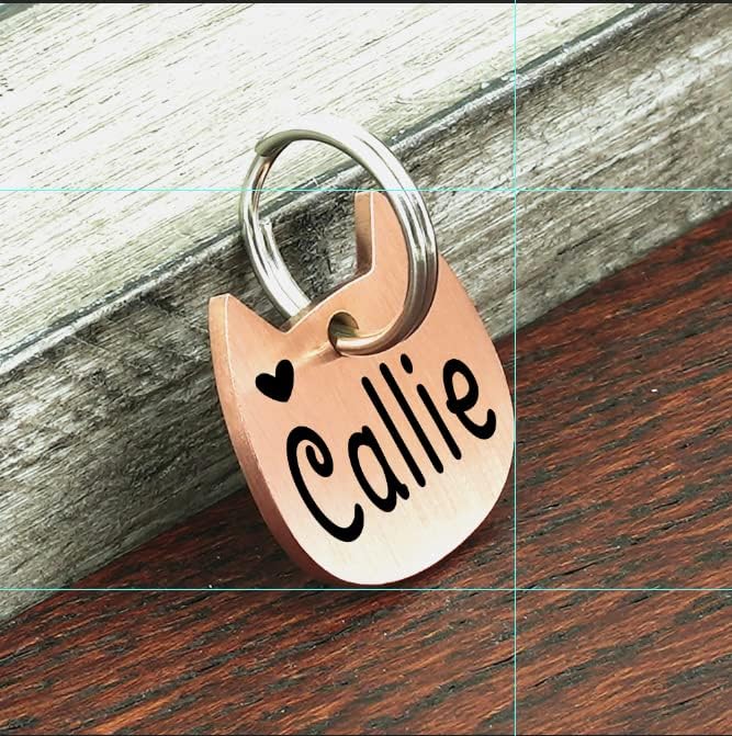 Ultra Joys Cat ID Tag Personalized Pet Tags, Durable Stainless Steel Small Pet - Image 2