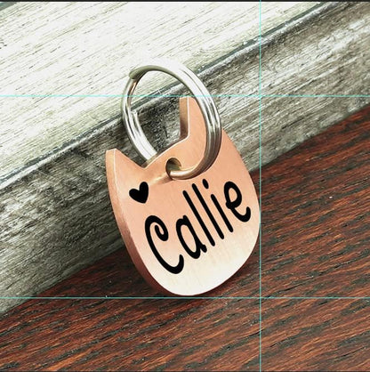 Ultra Joys Cat ID Tag Personalized Pet Tags, Durable Stainless Steel Small Pet - Image 2