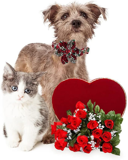 Lionheart Glory Dog Collar, Cute Floral Pattern Pet Collar Adjustable Dog Collar - Image 6