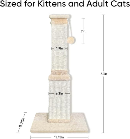 AGYM Cat Scratching Post for Large Cats, Cat Scratcher for Indoor Cats Adults - Image 3