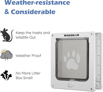 Wordcam X-Large Cat Door, Cat Door - Image 5