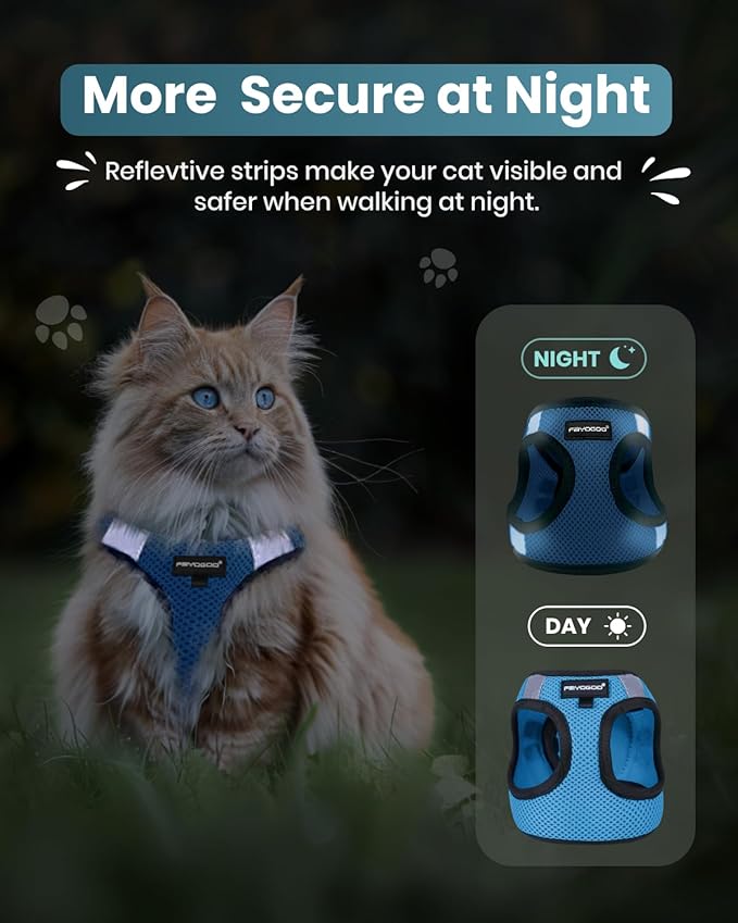 FAYOGOO Cat Harness, Cat Leash and Harness Set - Image 5