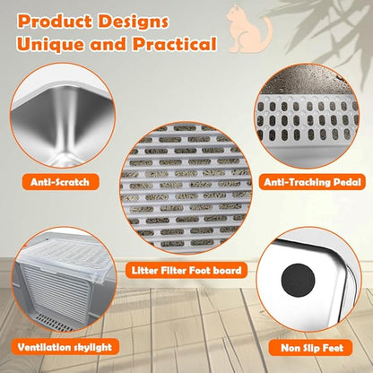 Vivifying Stainless Steel Litter Box - Image 8