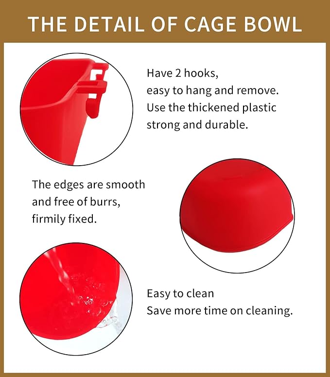 20 Pcs 25 fl.oz Durable Pet Feeder Bowls - Image 3