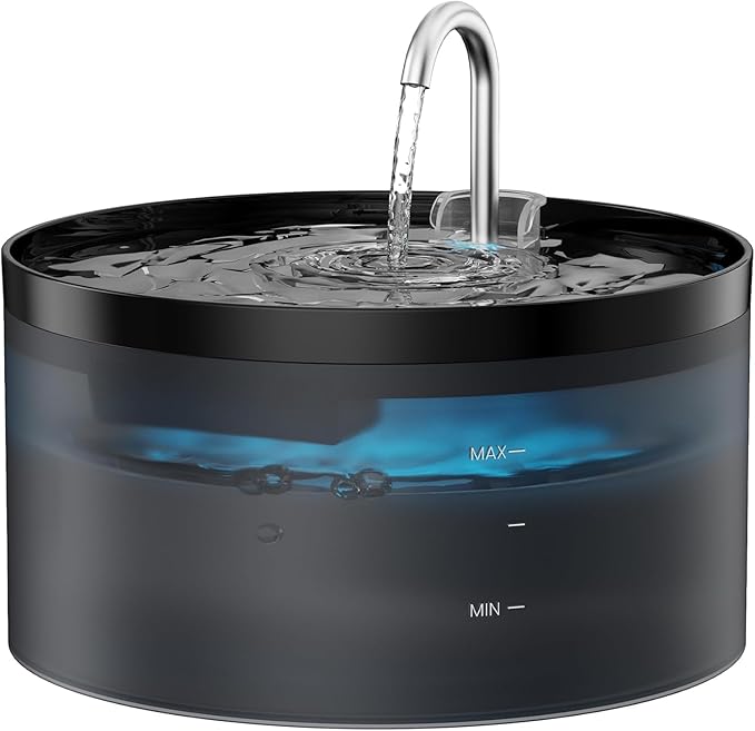 Cat Water Fountain: 108oz/3.2L Cat Fountain Super Silent Pet Drinking Dispenser by BEMOONY
